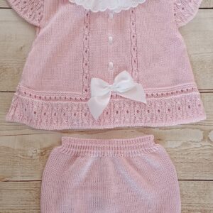 Conjunto braga cuello bordado Sardon